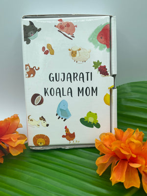 Gujarati Koala Mom Flashcards (Gujarati - English) - BhashaKids
