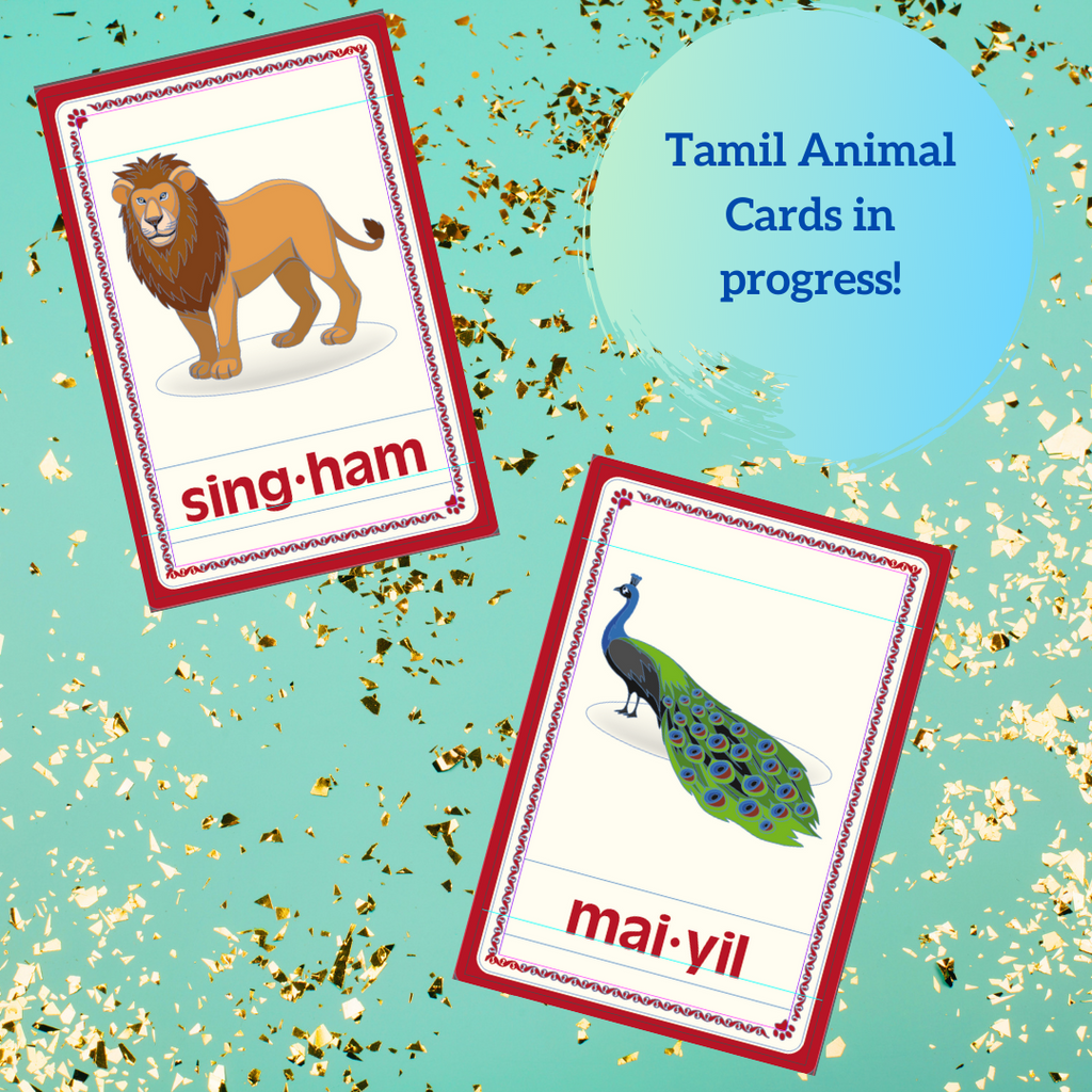 Tamil Animal Flashcards - Coming Soon! - BhashaKids